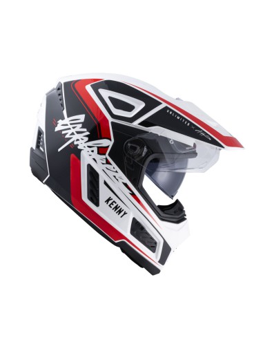 KENNY RACING KASK DUAL ADVENTURE MODEL EXPLORER RED KOLOR CZARNY/BIAŁY/CZERWONY ROZMIAR L (59 - 60 CM)