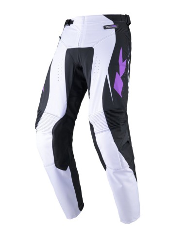 KENNY RACING SPODNIE CROSS/ENDURO MODEL PERFORMANCE SOLID BLACK/PURPLE KOLOR BIAŁY/CZARNY/FIOLETOWY ROZMIAR 32