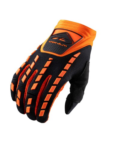 KENNY RACING RĘKAWICE CROSS/ENDURO MODEL TITANIUM BLACK/ORANGE KOLOR CZARNY/POMARAŃCZOWY ROZMIAR XXXL