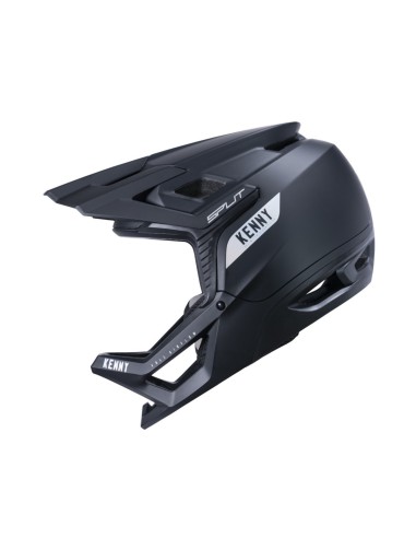 KENNY RACING KASK ROWEROWY MTB MODEL SPLIT BLACK KOLOR CZARNY/BIAŁY ROZMIAR S ( 55 - 56 CM )