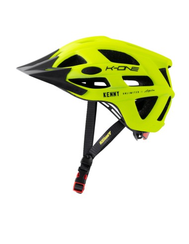 KENNY RACING KASK ROWEROWY MTB MODEL K-ONE NEON YELLOW KOLOR ŻÓŁTY FLUO/CZARNY ROZMIAR S/M