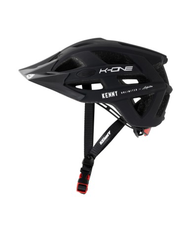 KENNY RACING KASK ROWEROWY MTB MODEL K-ONE BLACK KOLOR CZARNY/BIAŁY ROZMIAR L/XL