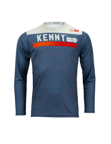 KENNY RACING KOSZULKA ROWEROWA MTB MODEL ELITE CAMO BLUE KOLOR NIEBIESKI/BIAŁY ROZMIAR S