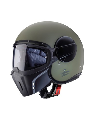 CABERG KASK OTWARTY JET MODEL GHOST X KOLOR ZIELONY MAT (MILITARY GREEN) ROZMIAR M