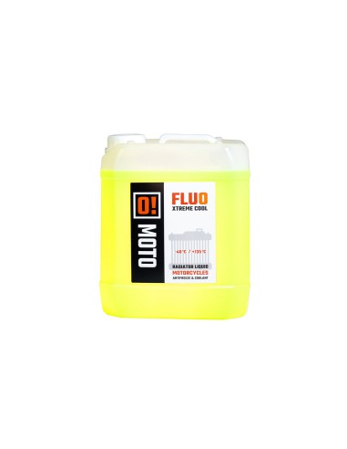 OMOTO PŁYN DO CHŁODNIC 10L O! FLUO XTREME COOL +135 GOTOWY DO UŻYCIA (O!MOTO) (OLE-003) (-40 DO +135)