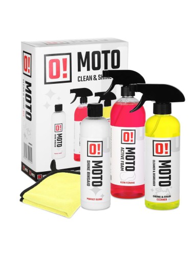 OMOTO ZESTAW DO MYCIA I PIELĘGNACJI MOTOCYKLA O! CARE PROTECTION AND SHINE MOTO (O!MOTO) (OLE-019)