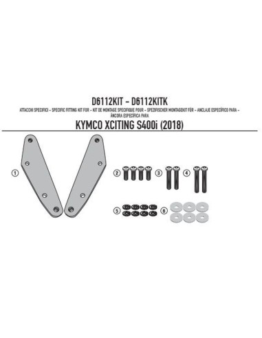 KAPPA MOCOWANIE SZYBY KD6104ST KYMCO XCITING S400I (18)