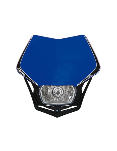 RACETECH (RTECH) LAMPA PRZEDNIA V-FACE KOLOR NIEBIESKI/CZARNY