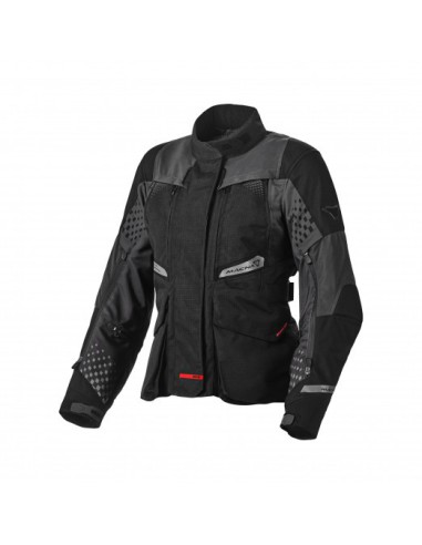 MACNA WYPRZEDAŻ KURTKA (WYPINANE TERMO I WYPINANY RAINTEX) DAMSKA FUSOR LADIES MOTORCYCLE JACKET BLACK KOLOR CZARNY ROZMIAR XL