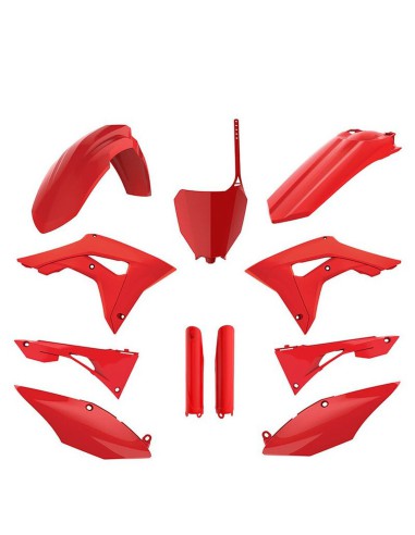 POLISPORT KOMPLET PLASTIKÓW (FULL KIT) HONDA CRF 250R '14-'17 CRF 450R '13-'16 W ZESTAWIE TABLICA PRZEDNIA (8667200001) I OSŁONY