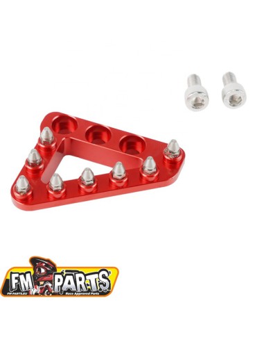 FM-PARTS STOPKA DŹWIGNI HAMULCA TYLNEGO (SZEROKA) BETA RR/XTRAINER KOLOR CZERWONY