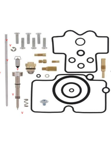 BEARING WORX ZESTAW NAPRAWCZY GAŹNIKA HONDA CRF 450R '02, (26-1460)