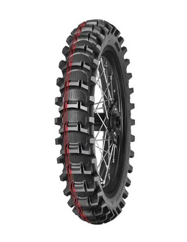 MITAS OPONA 110/90-19 TERRA FORCE-MX SAND 2 TT (PODWÓJNY CZERWONY PASEK) 62M TYŁ DOT 2024 (DOT:XVDC) (460134)