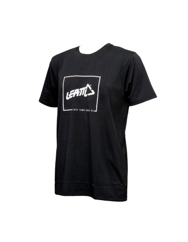 LEATT KOSZULKA T-SHIRT BLACK/WHITE KOLOR CZARNY/BIAŁY ROZMIAR M (LIMITOWANA)