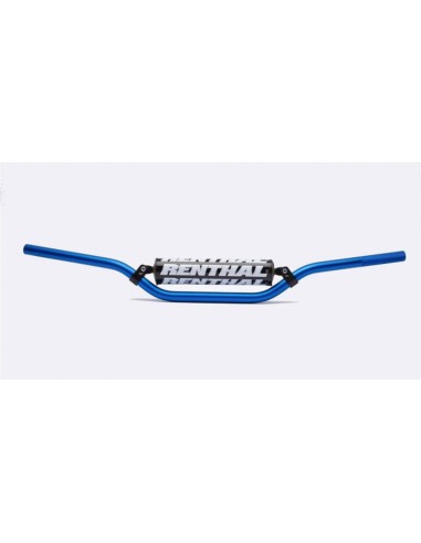 RENTHAL KIEROWNICA 7/8 CALA (22MM) MX HANDLEBAR BLUE ENDURO PADDED KOLOR NIEBIESKI Z GĄBKĄ