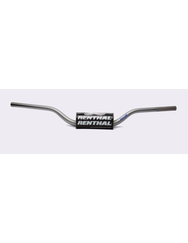 RENTHAL KIEROWNICA 1,1/8 CALA (28,6MM) MX FATBAR HANDLEBAR TANIUM MCGRATH / SHORT PADDED PADDED KOLOR TYTAN Z GĄBKĄ