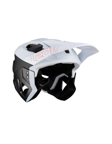 LEATT KASK ROWEROWY MTB ENDURO 3.0 (WYPINANA SZCZĘKA/KASK 3W1) V23 WHITE KOLOR BIAŁY/CZARNY ROZMIAR M (55-59 cm)