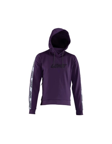 LEATT NOWOŚĆ BLUZA ROWEROWA MTB GRAVITY 3.0 HOODIE VELVET KOLOR FIOLETOWY ROZMIAR L