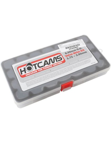 HOT CAMS PŁYTKI ZAWOROWE ZESTAW 8.90MM OD 1.72 DO 2.60 CO 0,05MM KTM