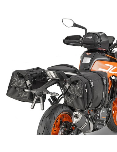 KAPPA STELAŻ POD TORBY (SAKWY) BOCZNE KTM Duke 125-390 (17-19) - RÓWNIEŻ POD KUFRY RA314 EASY LOCK