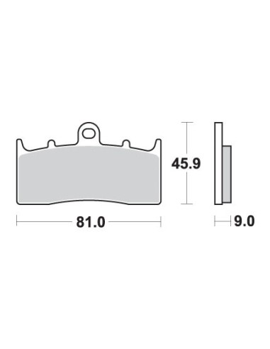 SBS KLOCKI HAMULCOWE KH613 STREET PERFORMANCE (EXCEL) SINTER KOLOR ZŁOTY PASUJE DO: BMW K1200/1300/1600, R850/1100/1150/1200