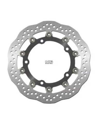 NG TARCZA HAMULCOWA PRZÓD KAWASAKI Z 650 17-22, Z 900 16-20 (300X142,2X5,0MM) (5X10,5MM) PŁYWAJĄCA (ŚRODEK ALUMINIOWY) -