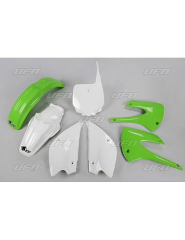 UFO KOMPLET PLASTIKÓW KAWASAKI KX 85 '01-'13 KOLOR OEM '13 (ZIELONY/BIAŁY) (KA218E999)