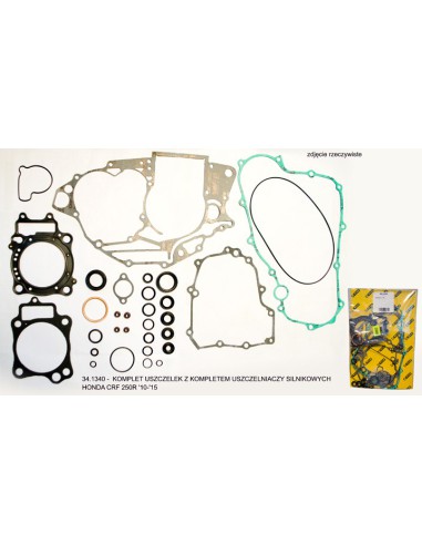 PROX KOMPLET USZCZELEK Z KOMPLETEM USZCZELNIACZY SILNIKOWYCH HONDA CRF 250R '10-'17