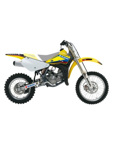 BLACKBIRD KOMPLET NAKLEJEK (OKLEIN) SUZUKI RM 85 '02-'24 DREAM 4 KOLOR ŻÓŁTY NIEBIESKI