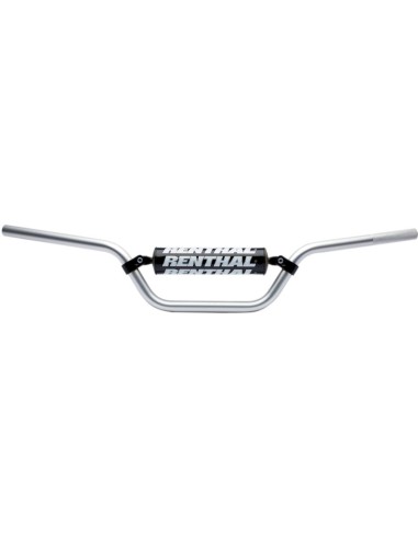 RENTHAL KIEROWNICA 7/8 CALA (22MM) ATV HANDLEBAR RACE BAR SILVER KOLOR SREBRNY Z GĄBKĄ