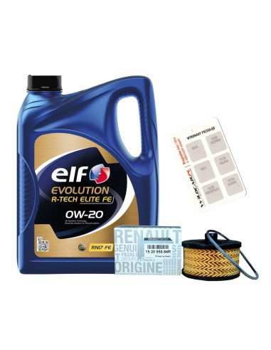 Filtr + olej 0w20 Renault Captur 2 II Clio 5 V 1.0