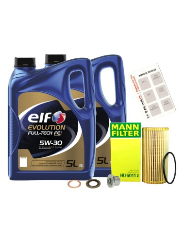 Filtr + Olej 5W30 Nissan Interstar, NV400 2.3 dci