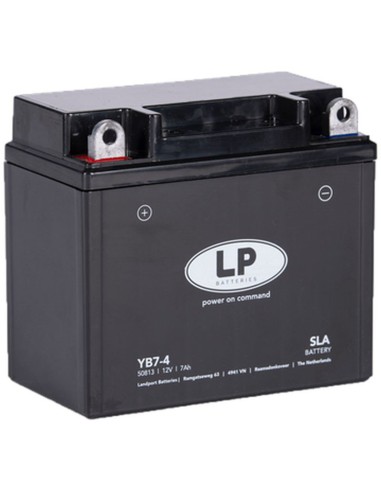 LANDPORT AKUMULATOR YB7-4 (MS LB7-4) (YB7-A) 12V 7AH (137X75X124MM) (80A) SLA BEZOBSŁUGOWY - ZALANY (6)