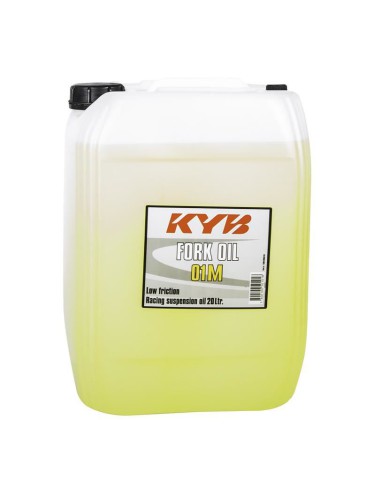 KYB (KAYABA) OLEJ DO TELESKOPÓW / AMORTYZATORÓW / ZAWIESZENIA KYB 01M OIL - FORK FRONT, KHL15-11, SAE 5W, 20L KYB FF OIL 01M