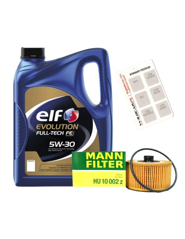 Filtr + olej 5w30  Smart ForFour  ForTwo 0.9 2014-