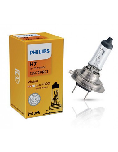Żarówka Philips Vision H7 12V +30% więcej światła!