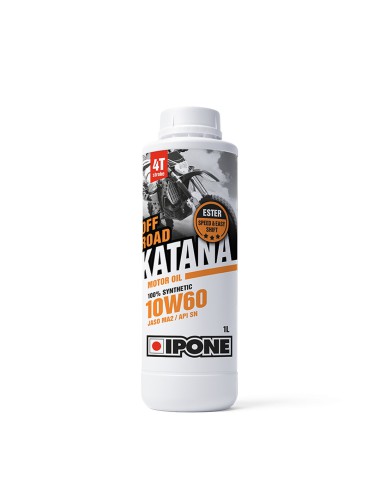 IPONE KATANA OFF ROAD 10W60 OLEJ SILNIKOWY 100% SYNTETYK 1L (ESTER, MA2) (AKC) (15)