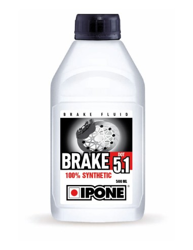 IPONE PŁYN HAMULCOWY BRAKE FLUID DOT 5,1 500ML 100% SYNTETYK (270ST.) (16) (12)