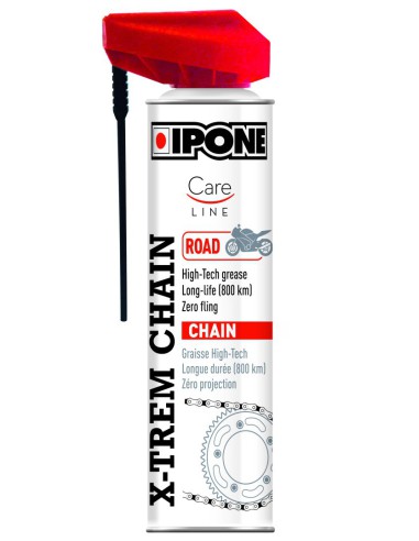 IPONE SPRAY CHAIN 250ML X-TREM ROAD SMAR DO ŁAŃCUCHÓW (CARELINE) (AKC) (12)