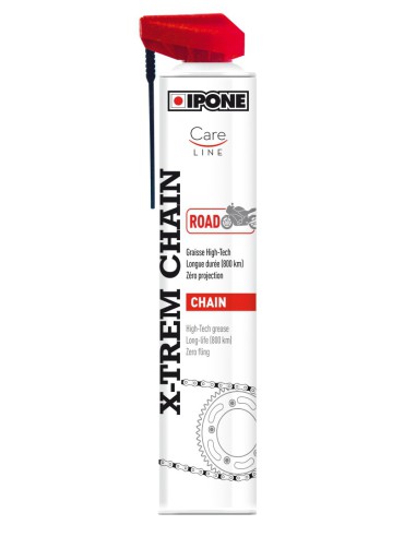 IPONE SPRAY CHAIN 750ML X-TREM ROAD SMAR DO ŁAŃCUCHÓW (CARELINE) (AKC) (12)