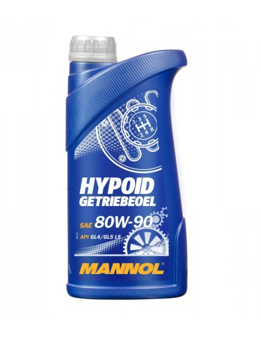 MANNOL HYPOID GETRIEBEOEL 80W90 API GL4/GL5 LS - OLEJ PRZEKŁADNIOWY MINERALNY 1L (80W-90)