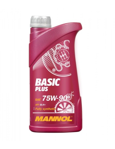 MANNOL BASIC PLUS 75W90 API GL4+ OLEJ PRZEKŁADNIOWY SYNTETYCZNY 1L (75W-90)