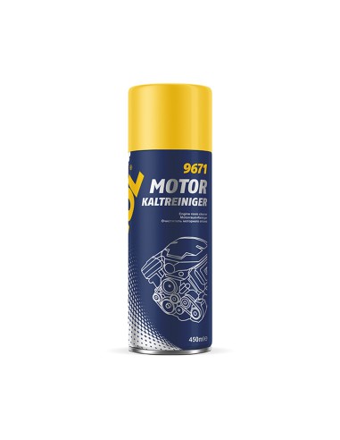 MANNOL MOTOR KALTREINIGER 450ML - SILNY SPRAY DO CZYSZCZENIA SILNIKA (9671) (24)