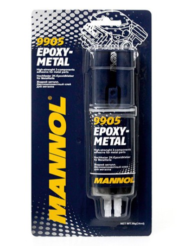 MANNOL EPOXY-METAL - DWUSKŁADNIKOWY KLEJ DO METALU 30G (9905) (144)