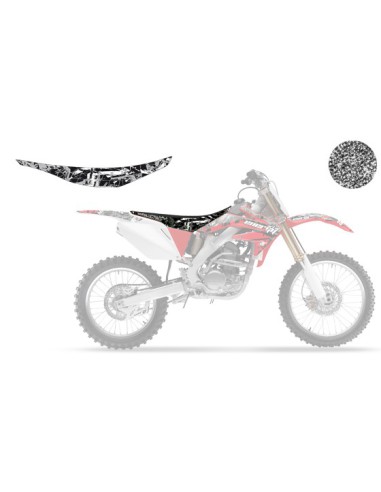 BLACKBIRD WYPRZEDAŻ POKROWIEC / POSZYCIE NA SIEDZENIE HONDA CRF 250R '10-'13 CRF 450R '09-'12 DIAMOND (10)