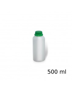Butelka plastikowa PEHD z podziałką 500ml zakrętka