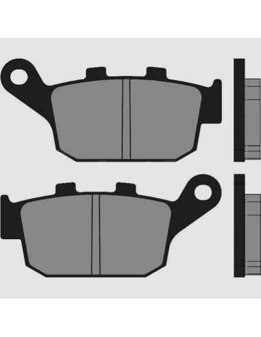 BRENTA KLOCKI HAMULCOWE KH140 SPIEK METALICZNY (ZŁOTE) TYŁ (HONDA, KAWASAKI, TRIUMPH, YAMAHA XJ6, XSR70) (FT 4073)