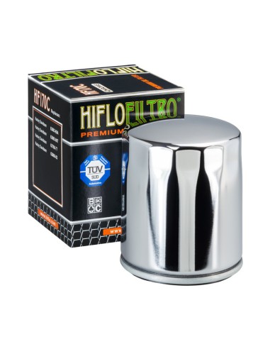 HIFLO FILTR OLEJU HF 170 HARLEY-DAVIDSON (CHROMOWANY) (50)