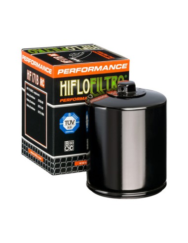 HIFLO FILTR OLEJU HF 171 HARLEY-DAVIDSON / BUELL NAKRĘTKA 17MM (RACING CZARNY) (50)