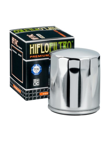 HIFLO FILTR OLEJU HF 174C HARLEY-DAVIDSON V-ROD (CHROMOWANY) (50)